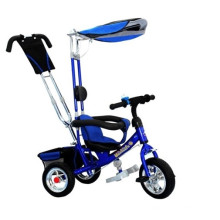 12-дюймовый синий детский трицикл Kids Tricycle